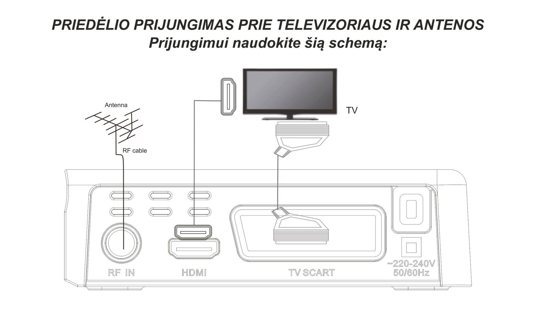 New Digital STB DVB-T2 01HD Senior hinta ja tiedot | Digiboksit | hobbyhall.fi