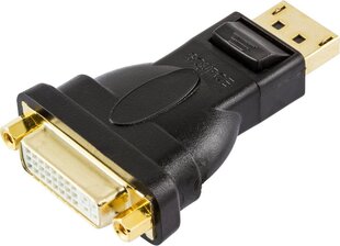 Deltaco DP-DVI, DisplayPort, DVI-D hinta ja tiedot | Kaapelit ja adapterit | hobbyhall.fi