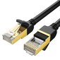 Kaapeli Ugreen Ethernet Patchcord RJ45 Cat 7 STP LAN 10Gbps 2m, musta (11269) hinta ja tiedot | Kaapelit ja adapterit | hobbyhall.fi