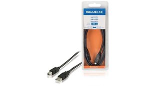 Tulostinkaapeli Valueline VLCB60100B20 USB 2.0 / AB, 2m. hinta ja tiedot | Kaapelit ja adapterit | hobbyhall.fi