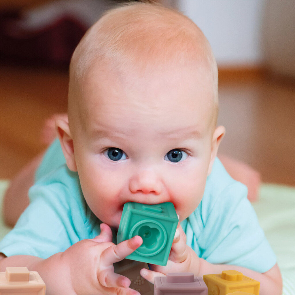 Canpol vauvan ääntelevät pehmeät aistikuutiot 12 kpl 79/102 hinta ja tiedot | Vauvan lelut | hobbyhall.fi