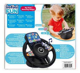 Interaktiivinen ohjauspyörä Infini Fun, S21501 hinta ja tiedot | Vauvan lelut | hobbyhall.fi