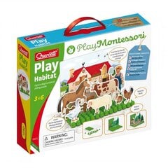 Jigsaw Forest and Farm Animals Quercetti, 0621, 81 kpl hinta ja tiedot | Kehittävät lelut | hobbyhall.fi