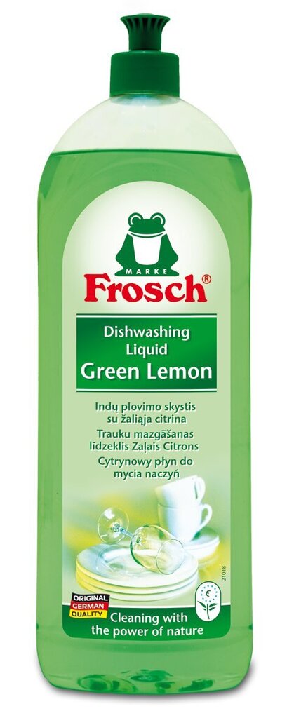 Astianpesuaine Frosch, sitruunan tuoksulla, 1000 ml hinta ja tiedot | Astianpesuaineet | hobbyhall.fi