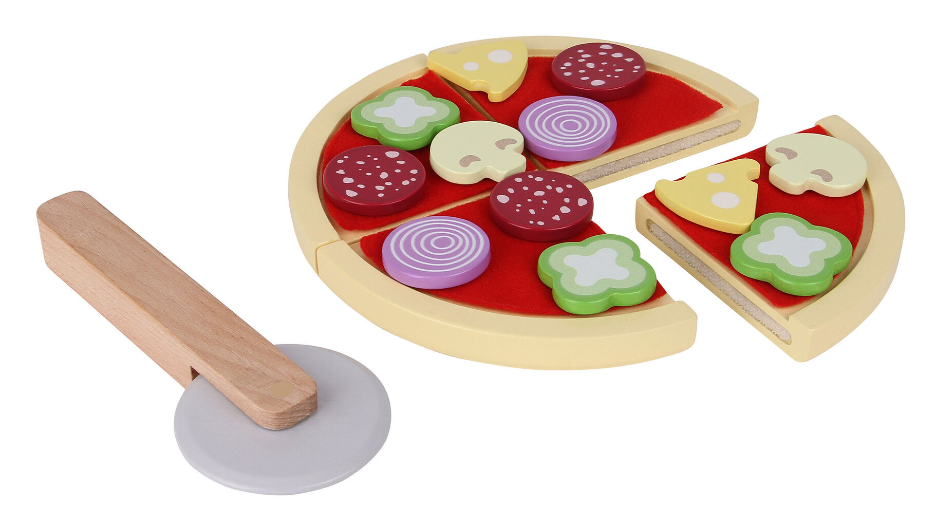 Toy Food Pizza Ecotoys. hinta ja tiedot | Tyttöjen lelut | hobbyhall.fi