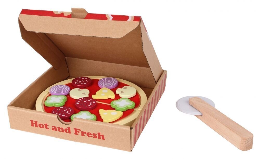 Toy Food Pizza Ecotoys. hinta ja tiedot | Tyttöjen lelut | hobbyhall.fi