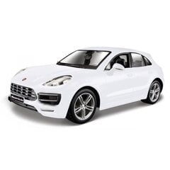 Malli Bburago Porsche Macan 1:24 valkoinen hinta ja tiedot | Poikien lelut | hobbyhall.fi