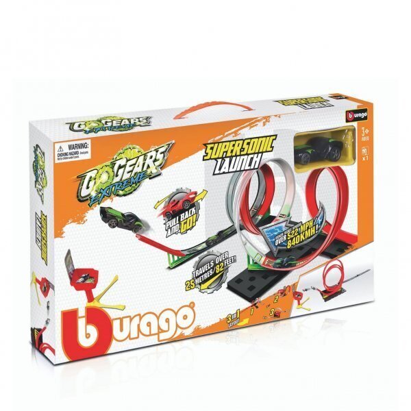 Tor GoGears Extreme Supersonic Launch w/1Car hinta ja tiedot | Poikien lelut | hobbyhall.fi