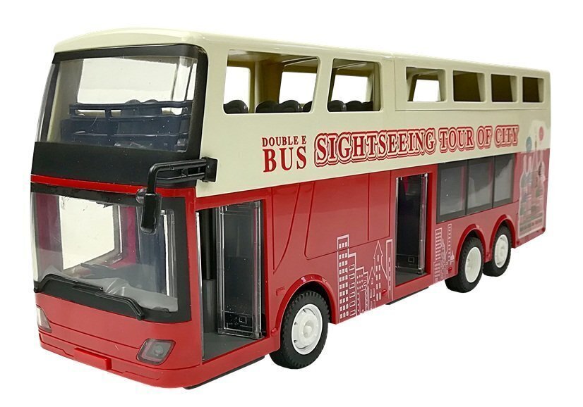 Kaksikerroksinen bussi kaukosäätimellä 1:18 hinta ja tiedot | Poikien lelut | hobbyhall.fi