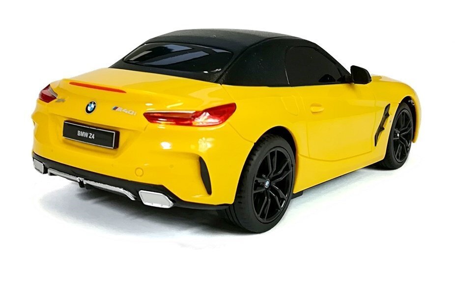 Kauko-ohjattava pikkuauto BMW Z4 Roadster, keltainen hinta ja tiedot | Poikien lelut | hobbyhall.fi