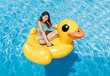 Puhallettava patja Intex Yellow Duck Ride-On hinta ja tiedot | Puhallettavat vesilelut ja uima-asusteet | hobbyhall.fi