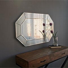 Kalune Design 2179 peili, hopean värinen hinta ja tiedot | Peilit | hobbyhall.fi