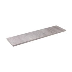 Seinähylly Floorpol 60x30 cm, harmaa/hopea hinta ja tiedot | Hyllyt | hobbyhall.fi