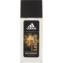 Suihkedeodorantti Adidas Victory League miehille 75 ml hinta ja tiedot | Miesten ihonhoito | hobbyhall.fi