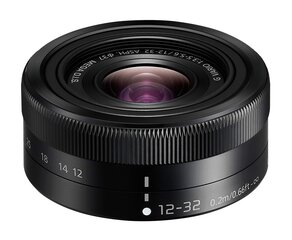 Panasonic Lumix G Vario 12-32mm f/3.5-5.6 ASPH./MEGA OIS, musta hinta ja tiedot | Panasonic Puhelimet, älylaitteet ja kamerat | hobbyhall.fi