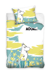 Lasten vuodevaatesetti Moomin, 100x135 cm, 2-osainen hinta ja tiedot | Vuodevaatteet lapsille | hobbyhall.fi