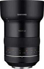 Samyang XP 50mm F/1.2 Canon hinta ja tiedot | Samyang Puhelimet, älylaitteet ja kamerat | hobbyhall.fi