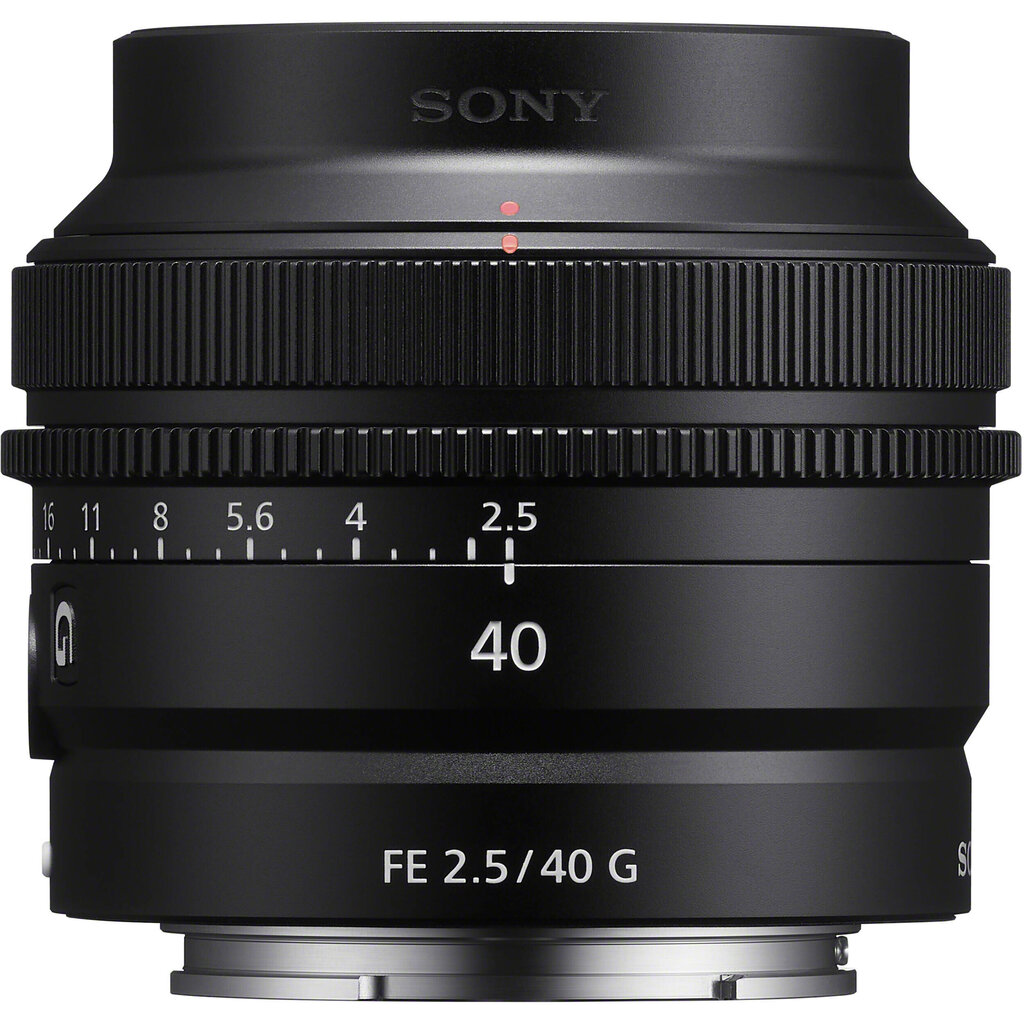 Sony FE 40mm F2.5 G (Black) | (SEL40F25G) hinta ja tiedot | Objektiivit | hobbyhall.fi