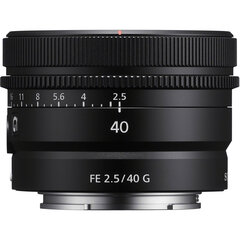 Sony FE 40mm F2.5 G (Black) | (SEL40F25G) hinta ja tiedot | Sony Puhelimet, älylaitteet ja kamerat | hobbyhall.fi
