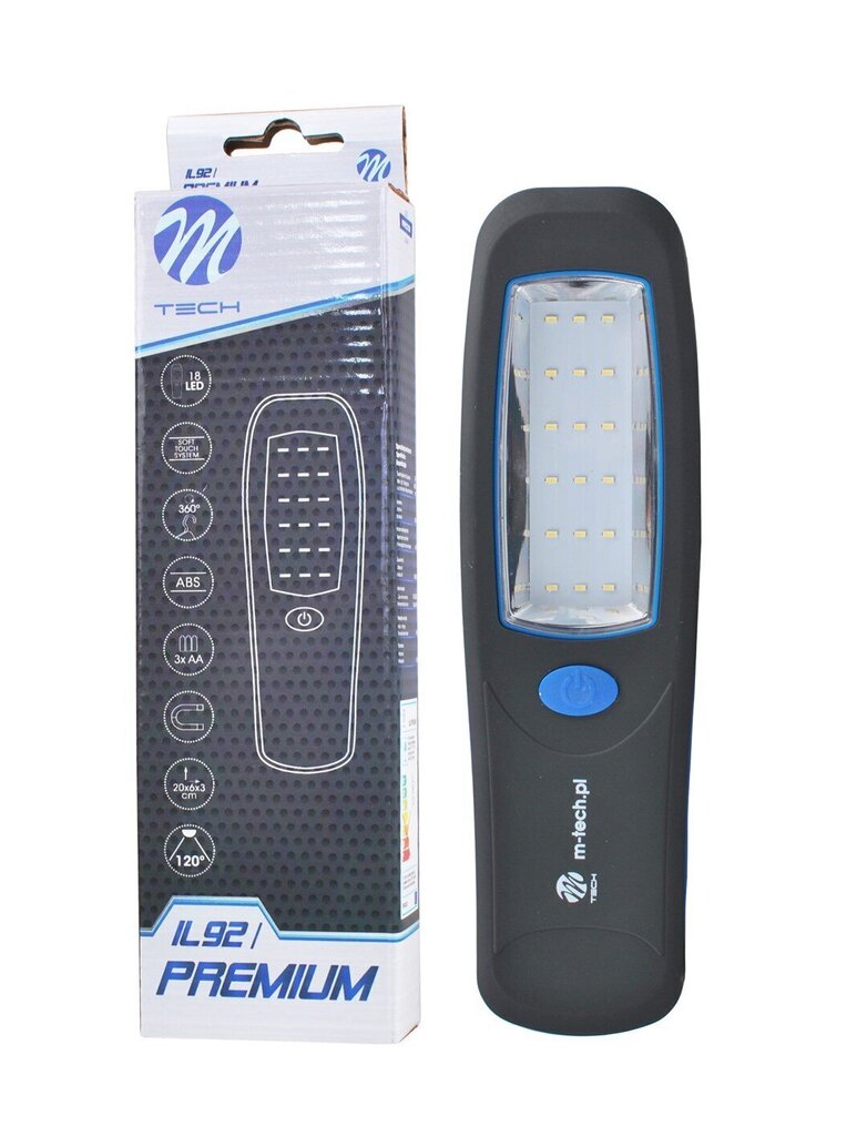 LED-taskulamppu M-Tech IL92 Premium hinta ja tiedot | Lisätarvikkeet autoiluun | hobbyhall.fi