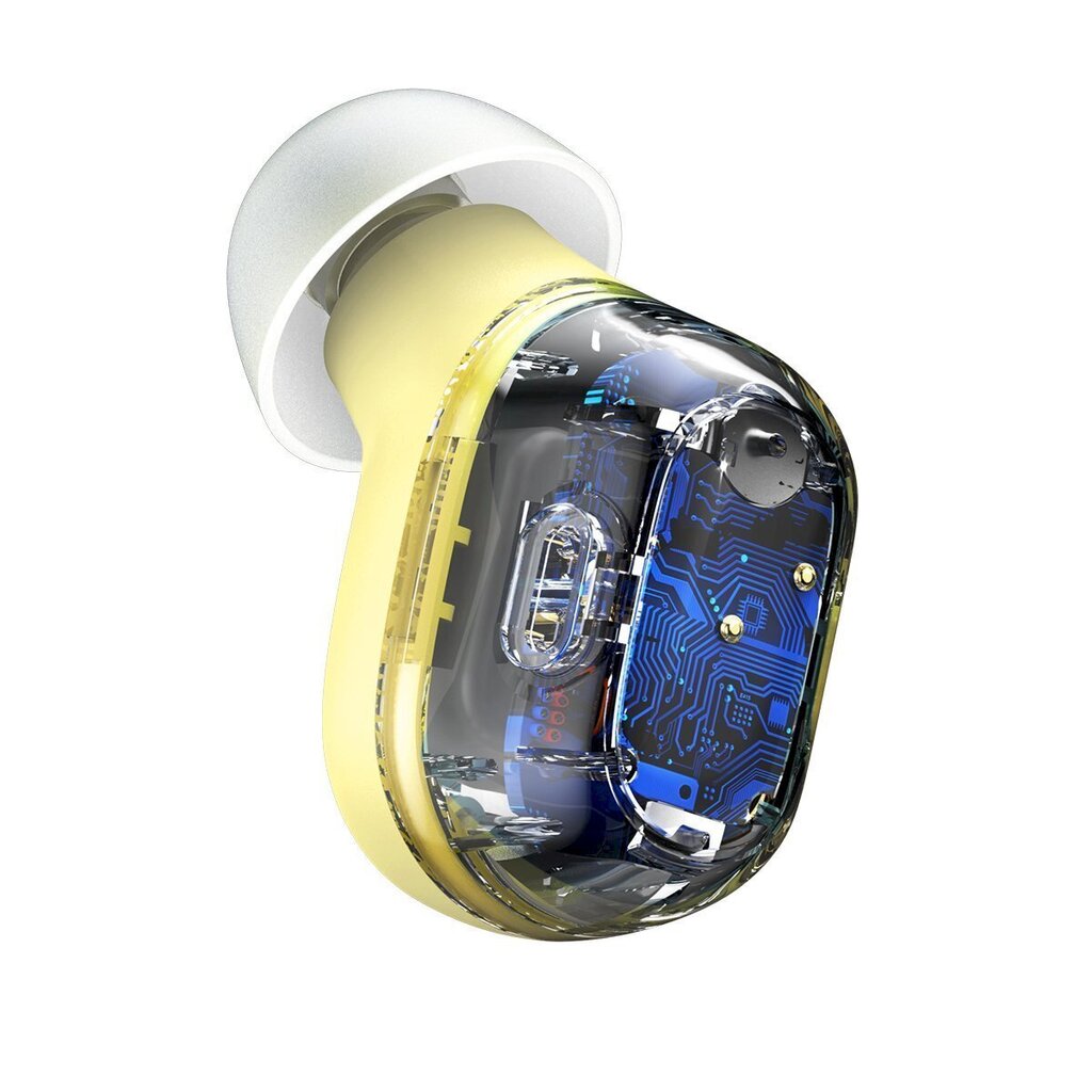 Baseus Encok WM01 Bluetooth 5.0 Yellow hinta ja tiedot | Kuulokkeet | hobbyhall.fi