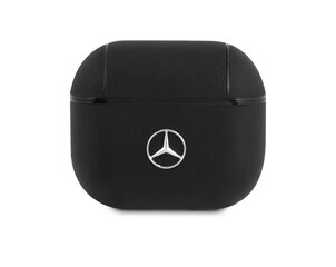 AirPods 3 nahkakotelo Mercedes, musta hinta ja tiedot | Kuulokkeiden tarvikkeet | hobbyhall.fi