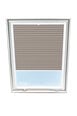 Laskostettu verho kattoikkunaan Velux, 66x118 cm, beige B-306000