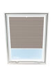 Laskostettu verho kattoikkunaan Velux, 78x118 cm, beige B-306000