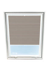 Laskostettu verho kattoikkunaan Velux, 78x160 cm, beige B-306000 hinta ja tiedot | Rullaverhot | hobbyhall.fi