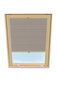 Laskostettu verho kattoikkunaan Velux, 66x118 cm, beige B-306000 hinta ja tiedot | Rullaverhot | hobbyhall.fi