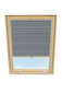 Laskostettu verho kattoikkunaan Velux, 78x140 cm, beige B-308000 hinta ja tiedot | Rullaverhot | hobbyhall.fi