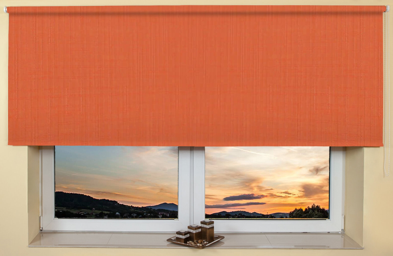Seinä / katto rullakaihdin 100x170 cm, 2095 Ruskea hinta ja tiedot | Rullaverhot | hobbyhall.fi