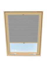 Laskostettu verho kattoikkunaan Velux, 94x140 cm, harmaa B-307000 hinta ja tiedot | Rullaverhot | hobbyhall.fi