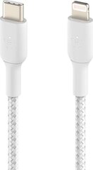 BELKIN Punottu C-LTG 2M WHT hinta ja tiedot | Puhelinkaapelit | hobbyhall.fi