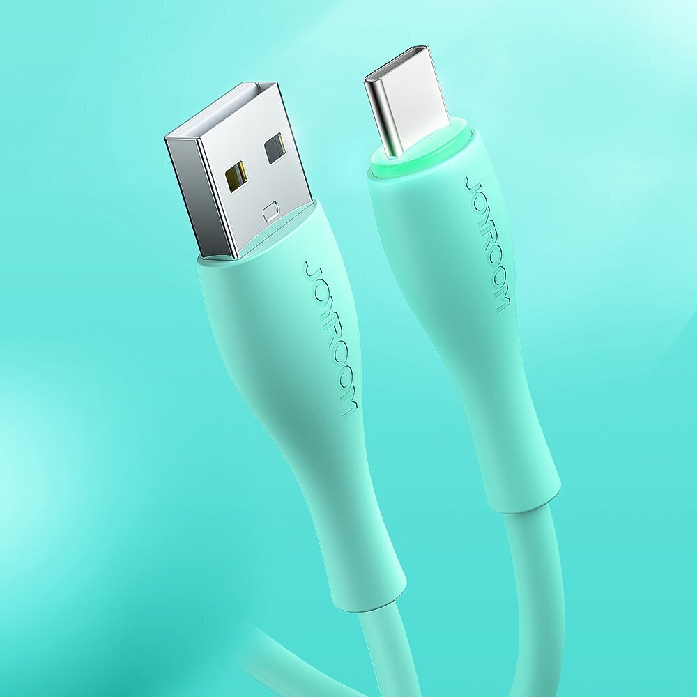 Joyroom USB - C-tyypin USB-kaapeli 3 A 1 m valkoinen (S-1030M8) hinta ja tiedot | Puhelinkaapelit | hobbyhall.fi