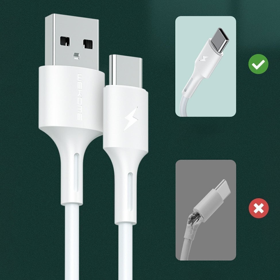 WK Design YouPin USB - Lightning 3A WDC-136i, 1 m hinta ja tiedot | Puhelinkaapelit | hobbyhall.fi