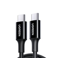 Ugreen USB-C (uros) - USB-C (uros) Kaapeli, 1 m, musta (US300) hinta ja tiedot | Puhelinkaapelit | hobbyhall.fi