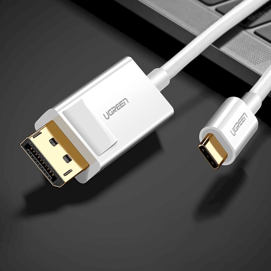 Ugreen USB-C-Display Port-kaapeli, 4 K, 1,5 m (MM139) hinta ja tiedot | Puhelinkaapelit | hobbyhall.fi