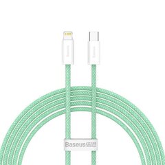 USB-C-kaapeli Lightning Base Dynamic -sarjalle, 20 W, 2 m (vihreä). hinta ja tiedot | Puhelinkaapelit | hobbyhall.fi