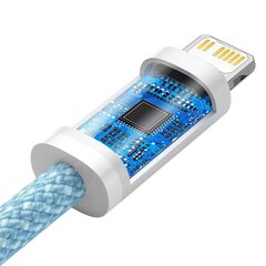 USB-C-kaapeli Lightning Base Dynamic Series -sarjalle, 20 W, 2 m (sininen) hinta ja tiedot | Puhelinkaapelit | hobbyhall.fi
