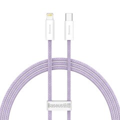 USB C kaapeli Lightning Base Dynamic Series sarjalle, 20 W, 1 m (violetti) hinta ja tiedot | Baseus Puhelimet, älylaitteet ja kamerat | hobbyhall.fi