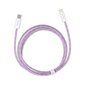 USB C kaapeli Lightning Base Dynamic Series sarjalle, 20 W, 1 m (violetti) hinta ja tiedot | Puhelinkaapelit | hobbyhall.fi
