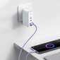 Baseus kristalli kiilto sarja nopea lataus datakaapeli USB tyyppi A USB Type C 100W 2m violetti (CAJY000505) hinta ja tiedot | Puhelinkaapelit | hobbyhall.fi