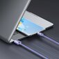 Baseus kristalli kiilto sarja nopea lataus datakaapeli USB tyyppi A USB Type C 100W 2m violetti (CAJY000505) hinta ja tiedot | Puhelinkaapelit | hobbyhall.fi