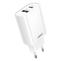 Remax USB / USB-laturi Type C 18W Power Delivery Quick Charge White (RP-U37 Kit White) hinta ja tiedot | Remax Puhelimet, älylaitteet ja kamerat | hobbyhall.fi