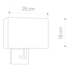 Nowodvorski Lighting seinävalaisin Hotel 4730 hinta ja tiedot | Seinävalaisimet | hobbyhall.fi