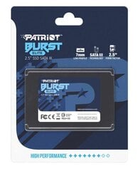 Sisäinen levy Patriot PBE240GS25SSDR hinta ja tiedot | Kovalevyt | hobbyhall.fi