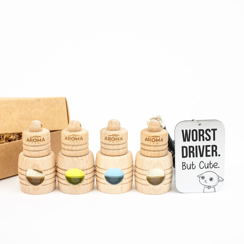 Auton hajuvesisarja "Worst Driver But Cute" hinta ja tiedot | Ilmanraikastimet autoon | hobbyhall.fi