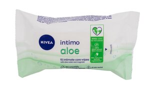 Intiimihygieniapyyhkeet Nivea, 15 kpl hinta ja tiedot | Intiimipesutuotteet | hobbyhall.fi