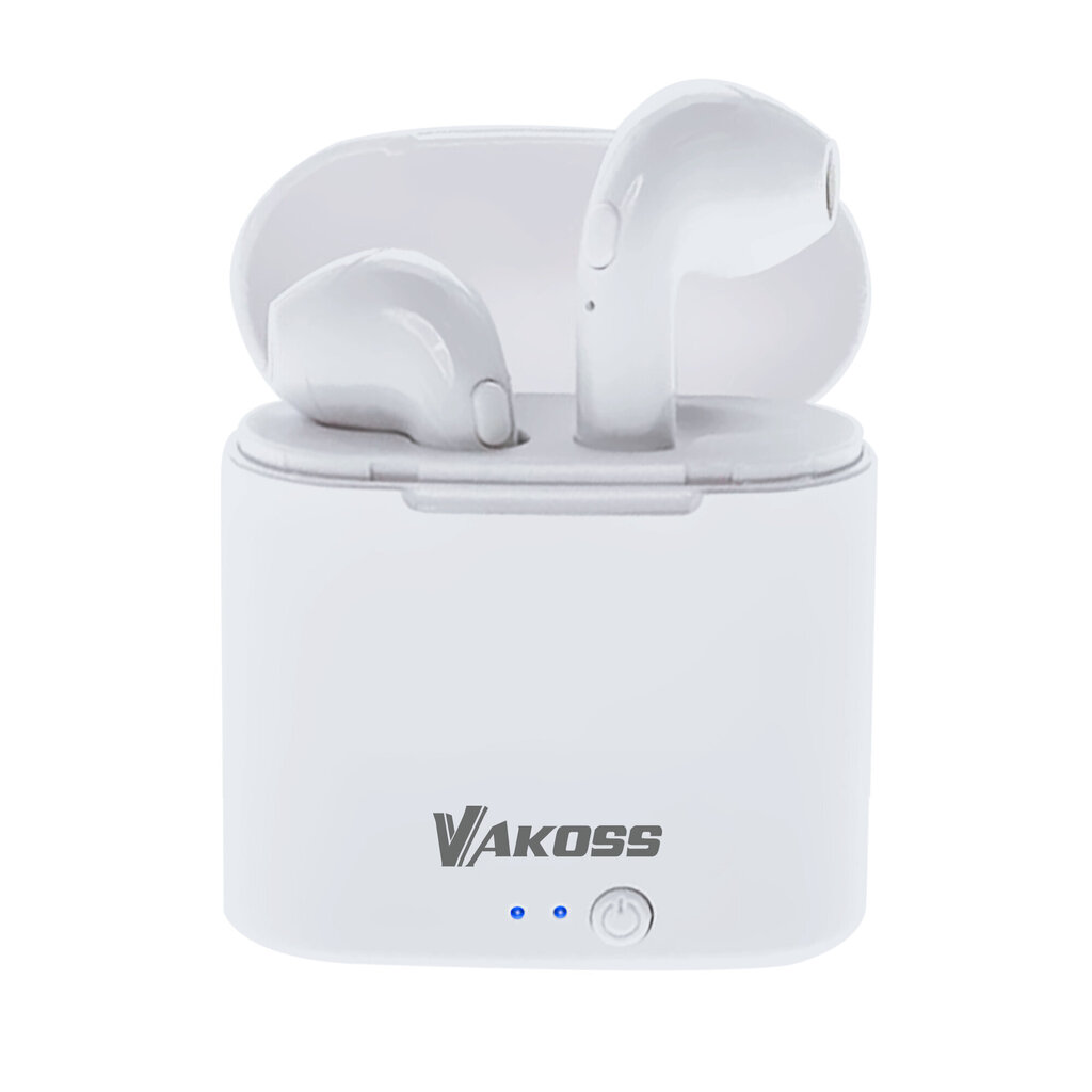VAKOSS SK-832BW Bluetooth-kuulokkeet älypuhelimen ohjauksella ja mikrofonilla, valkoinen hinta ja tiedot | Kuulokkeet | hobbyhall.fi